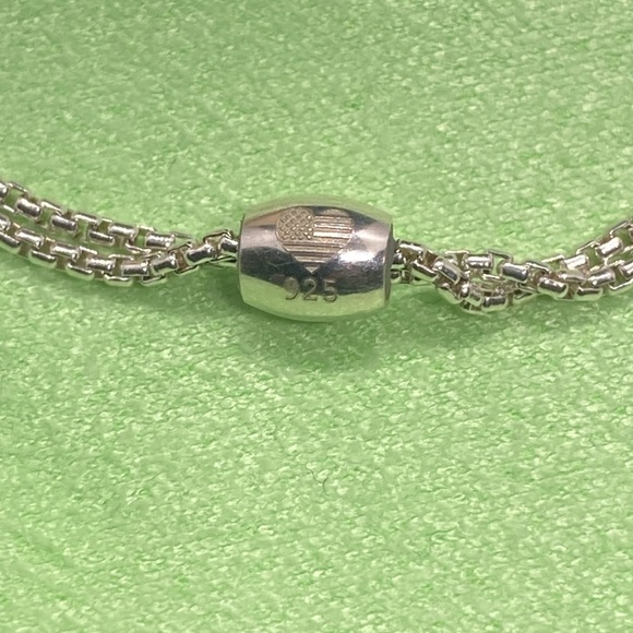 🩶ALEX AND ANI🩶Endless Knot Pull Chain Bracelet in Sterling Silver/NWOT - Picture 7 of 8